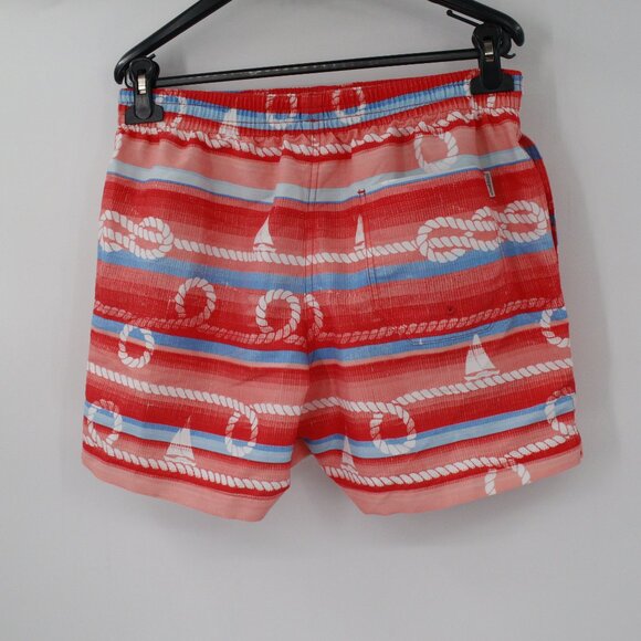 chubbies‎ swim trunks Men's Medium Drawstring striped mesh lined sailing boats - Picture 4 of 14